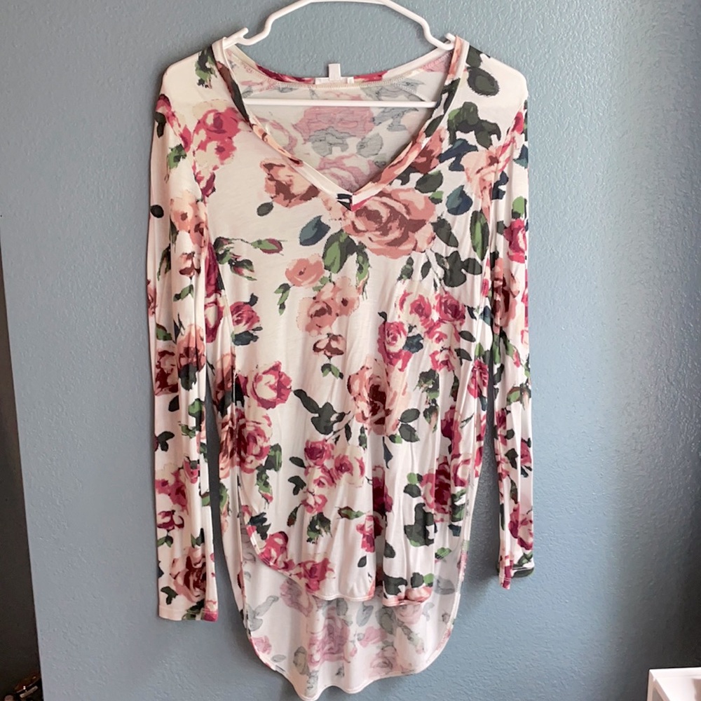 floral blouse